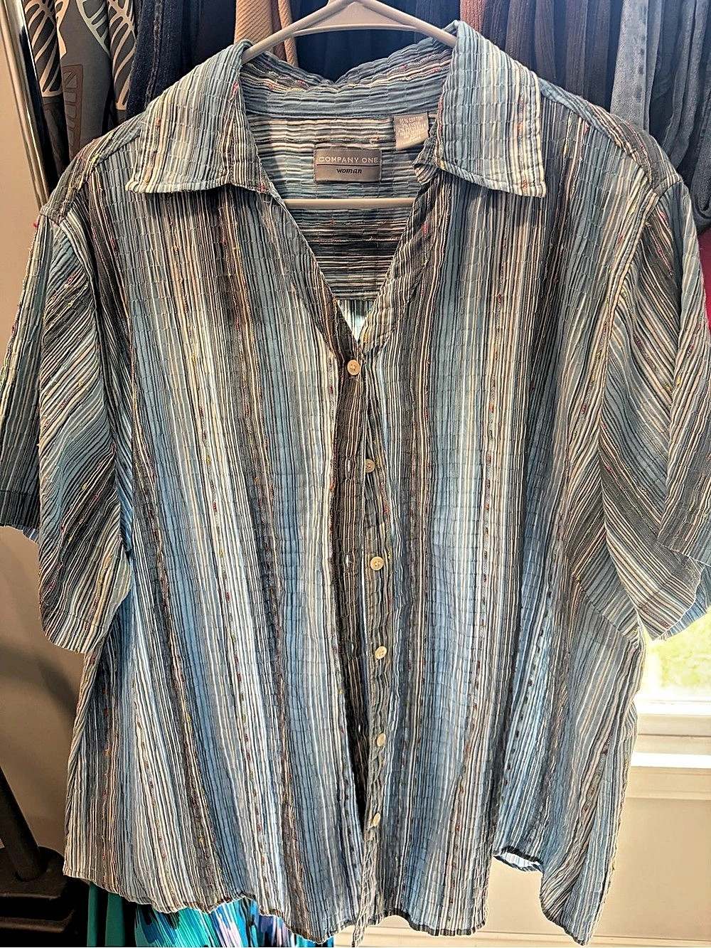 Company one women's button down shirt